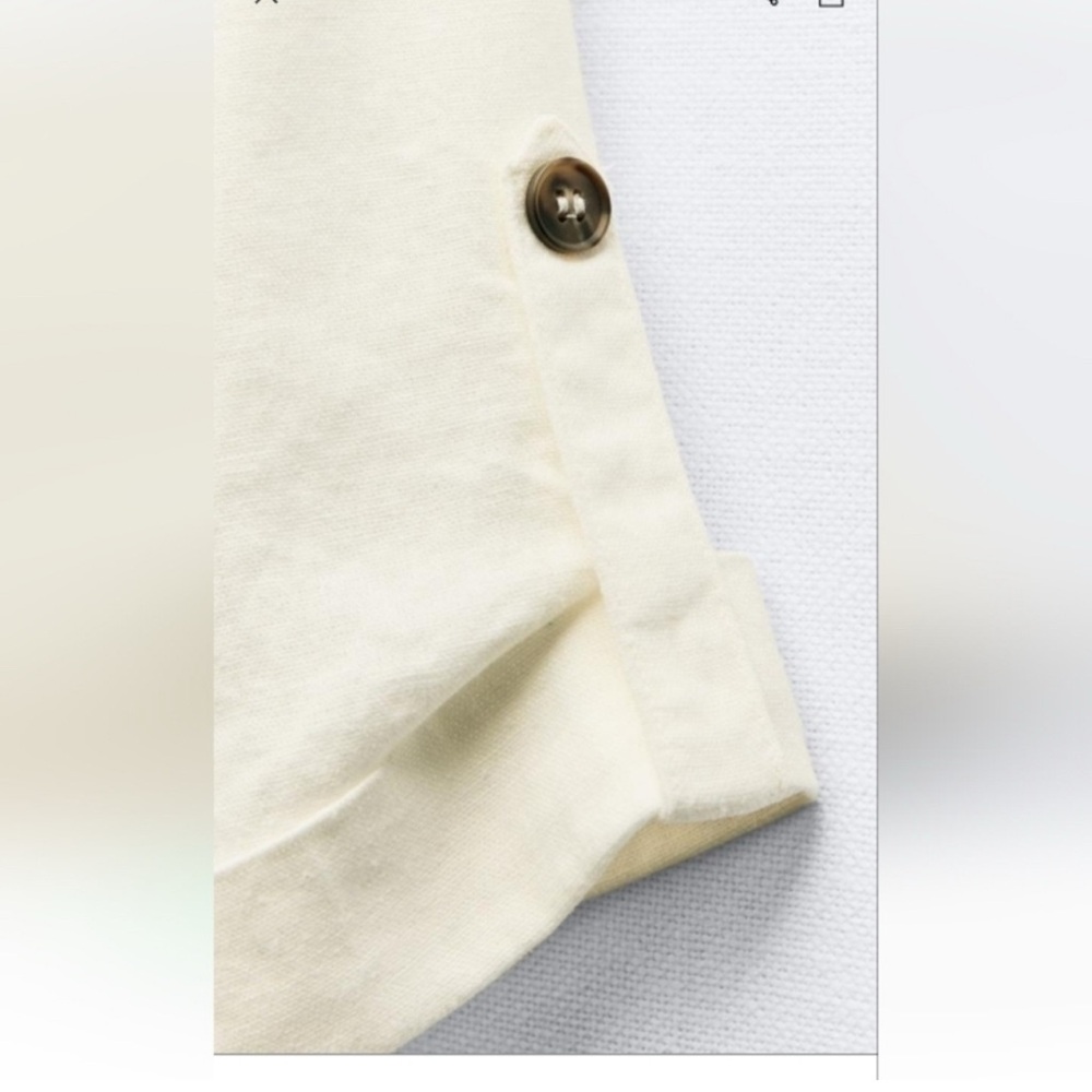 ✨ ZARA Linen Blend Belted Midi Shirt Dress – Size XL ✨ - Picture 5 of 8